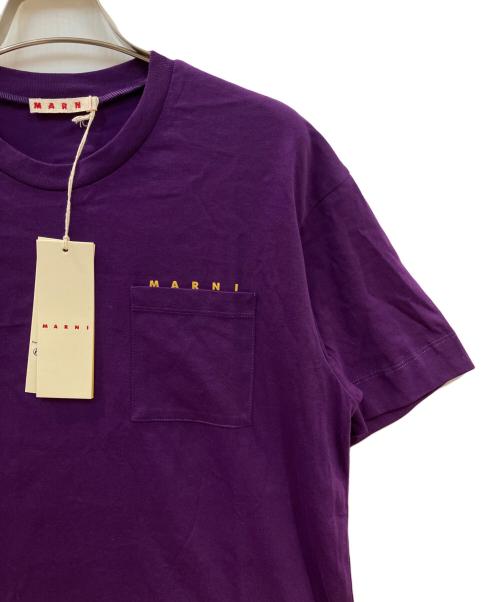 MARNI（マルニ）MARNI (マルニ) ポケットTシャツ パープル サイズ:14 未使用品の古着・服飾アイテム