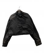 EVERYDAY I LIKE.エヴリデイ アイ ライク）の古着「Nylon Cropped ブルゾン」｜ブラック