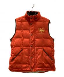 POLO RALPH LAUREN（ポロ・ラルフローレン）の古着「ダウンベスト」｜オレンジ