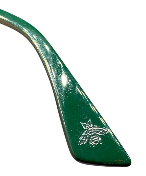 GUCCI（グッチ）GUCCI (グッチ) サングラス レッド×グリーン サイズ:55□16-145の古着・服飾アイテム