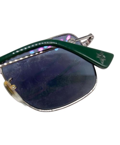 GUCCI（グッチ）GUCCI (グッチ) サングラス レッド×グリーン サイズ:55□16-145の古着・服飾アイテム