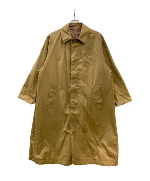 TOMORROW LAND（トゥモローランド）TOMORROW LAND (トゥモローランド) コットンチノクロス×ナイロン リバーシブル ステンカラーコート ブラウン サイズ:ｓの古着・服飾アイテム