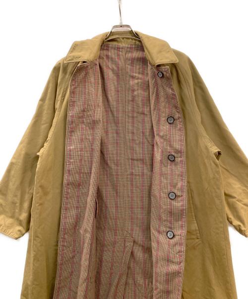 TOMORROW LAND（トゥモローランド）TOMORROW LAND (トゥモローランド) コットンチノクロス×ナイロン リバーシブル ステンカラーコート ブラウン サイズ:ｓの古着・服飾アイテム