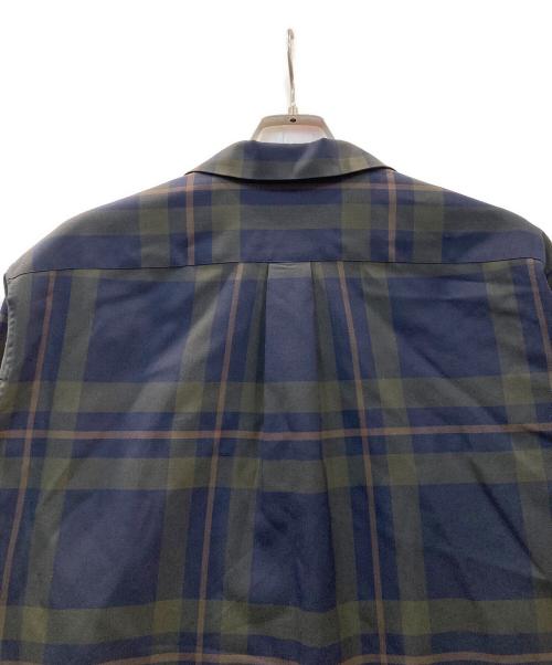 TOMORROW LAND（トゥモローランド）TOMORROW LAND (トゥモローランド) 2/90ウール オープンカラーシャツ ネイビー サイズ:sの古着・服飾アイテム