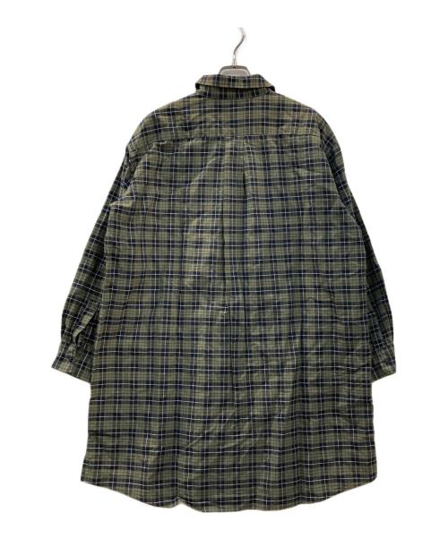 FRED PERRY（フレッドペリー）FRED PERRY (フレッドペリー) CHECK OXFORD SHIRT DRESS シャツワンピース グリーン サイズ:36の古着・服飾アイテム
