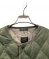 中古・古着 TAION (タイオン) U NECK BUTTON JACKETS ダウンジャケット グリーン サイズ:M：7000円