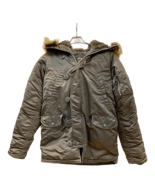 ALPHA（アルファ）ALPHA (アルファ) フライトジャケット カーキ サイズ:ｓの古着・服飾アイテム