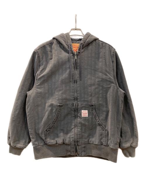 LEVI'S（リーバイス）LEVI'S (リーバイス) WORKWEAR POTRERO デニム フーディー グレー サイズ:Sの古着・服飾アイテム