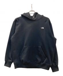 THE NORTH FACE（ザ ノース フェイス）の古着「スモールロゴヘザースウェットフーディ」｜ブラック