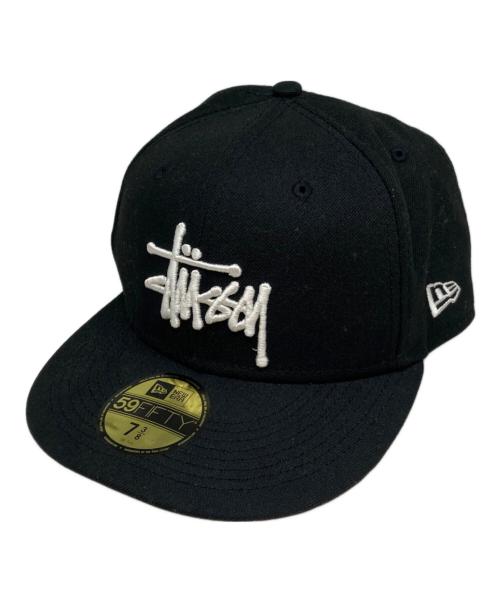 stussy（ステューシー）stussy (ステューシー) New Era (ニューエラ) キャップ ブラック サイズ:7　3/8の古着・服飾アイテム