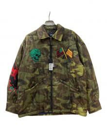 DIESEL（ディーゼル）の古着「中綿ジャケット」｜カーキ