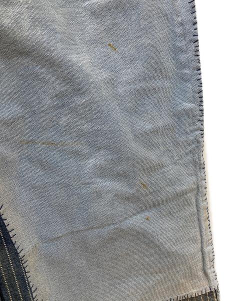 JELADO（ジェラード）JELADO (ジェラード) ユーズド加工ウォバッシュパッチワークデニム インディゴ サイズ:Lの古着・服飾アイテム