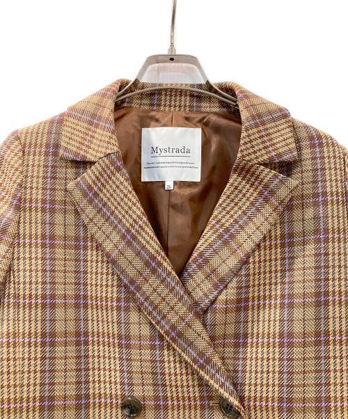Mystrada（マイストラーダ）Mystrada (マイストラーダ) ジャケット ブラウン サイズ:36の古着・服飾アイテム