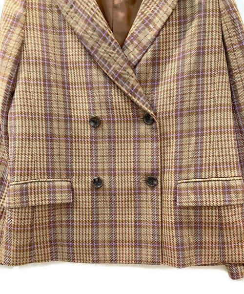 Mystrada（マイストラーダ）Mystrada (マイストラーダ) ジャケット ブラウン サイズ:36の古着・服飾アイテム