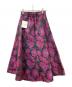 Mystrada (マイストラーダ) サイドフレアジャガードスカート パープル サイズ:36 未使用品：5000円