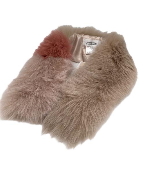 ARPEGE STORY（アルページュストーリー）Arpege story (アルページュストーリー) フォックスファーティペット ベージュ サイズ:99 未使用品の古着・服飾アイテム