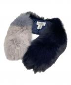 ARPEGE STORYアルページュストーリー）の古着「フォックスファーティペット」｜ネイビー