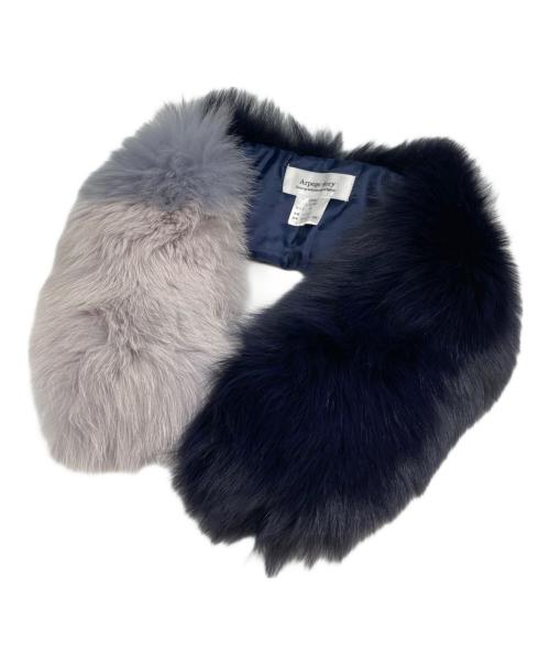 ARPEGE STORY（アルページュストーリー）Arpege story (アルページュストーリー) フォックスファーティペット ネイビー サイズ:99 未使用品の古着・服飾アイテム