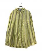 CHAPSチャップス）の古着「ストライプシャツ」｜イエロー