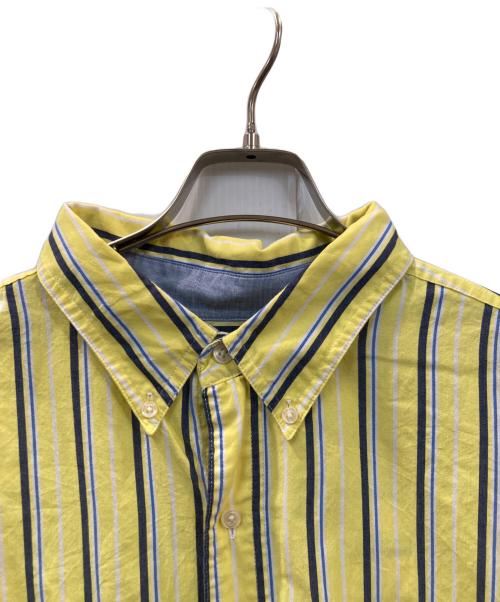 CHAPS（チャップス）CHAPS (チャップス) ストライプシャツ イエロー サイズ:XXLの古着・服飾アイテム
