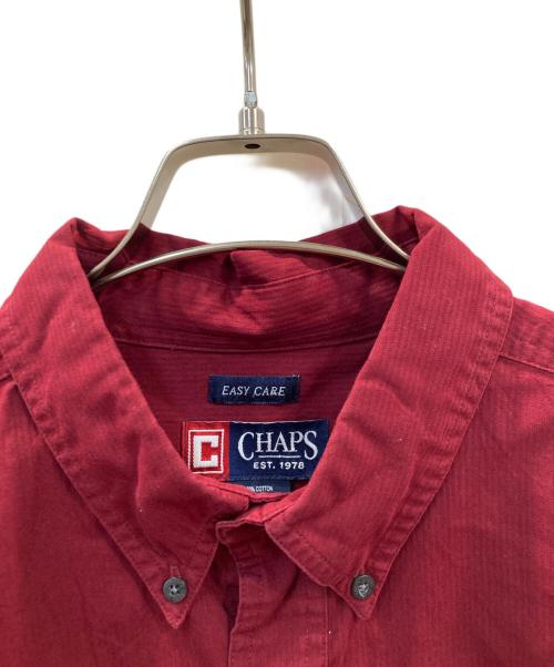 CHAPS（チャップス）CHAPS (チャップス) シャツ レッド サイズ:Lの古着・服飾アイテム