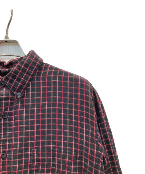 CHAPS（チャップス）CHAPS (チャップス) チェックシャツ ブラック サイズ:Lの古着・服飾アイテム