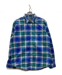 CHAPS（チャップス）の古着「チェックシャツ」｜ネイビー