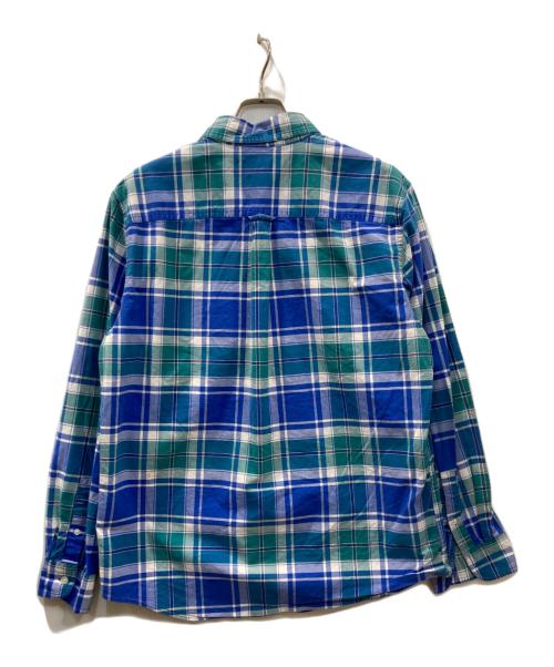 CHAPS（チャップス）CHAPS (チャップス) チェックシャツ ネイビー サイズ:Lの古着・服飾アイテム