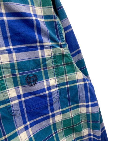 CHAPS（チャップス）CHAPS (チャップス) チェックシャツ ネイビー サイズ:Lの古着・服飾アイテム