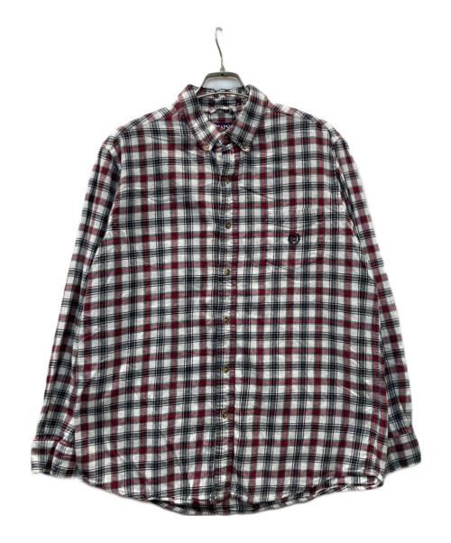 CHAPS（チャップス）CHAPS (チャップス) チェックシャツ ホワイト サイズ:Lの古着・服飾アイテム