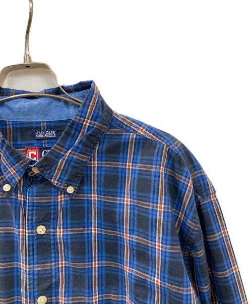 CHAPS（チャップス）CHAPS (チャップス) チェックシャツ ネイビー サイズ:XLの古着・服飾アイテム