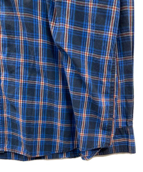CHAPS（チャップス）CHAPS (チャップス) チェックシャツ ネイビー サイズ:XLの古着・服飾アイテム
