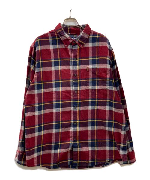 CHAPS（チャップス）CHAPS (チャップス) シャツ レッド サイズ:XLの古着・服飾アイテム