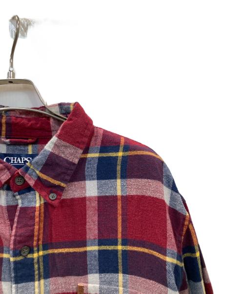 CHAPS（チャップス）CHAPS (チャップス) シャツ レッド サイズ:XLの古着・服飾アイテム