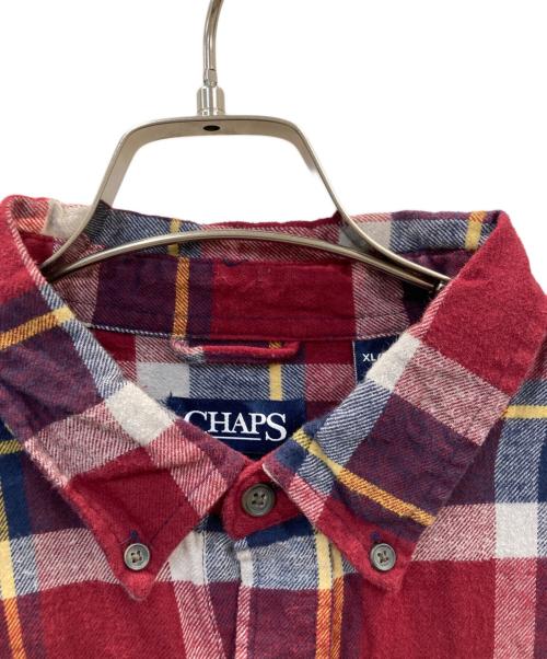 CHAPS（チャップス）CHAPS (チャップス) シャツ レッド サイズ:XLの古着・服飾アイテム