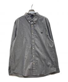 CHAPS（チャップス）の古着「ストライプシャツ」｜ブラック