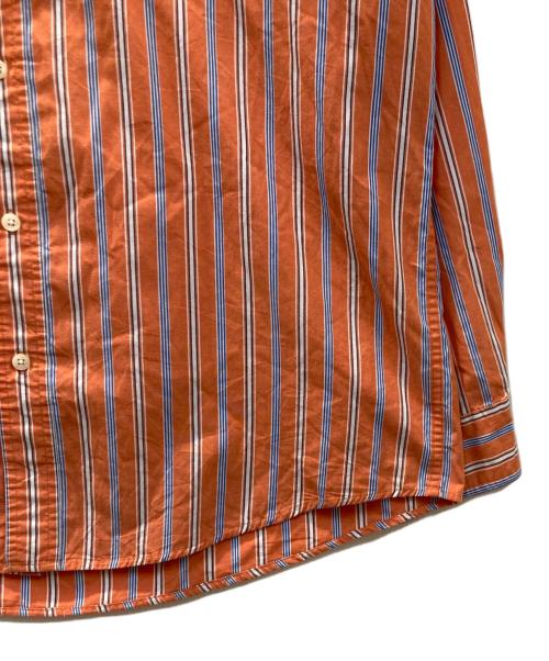 CHAPS（チャップス）CHAPS (チャップス) ストライプシャツ オレンジ サイズ:Lの古着・服飾アイテム