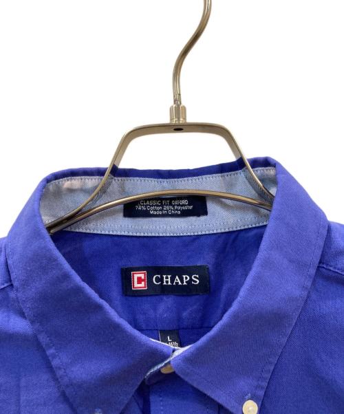 CHAPS（チャップス）CHAPS (チャップス) シャツ ブルー サイズ:Lの古着・服飾アイテム