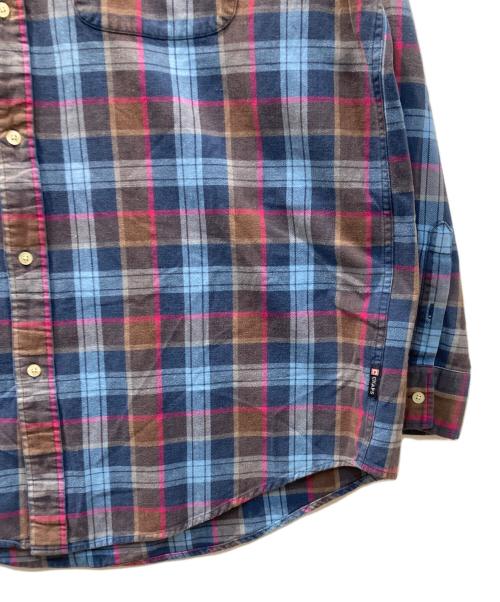 CHAPS（チャップス）CHAPS (チャップス) チェックシャツ ネイビー サイズ:XLの古着・服飾アイテム