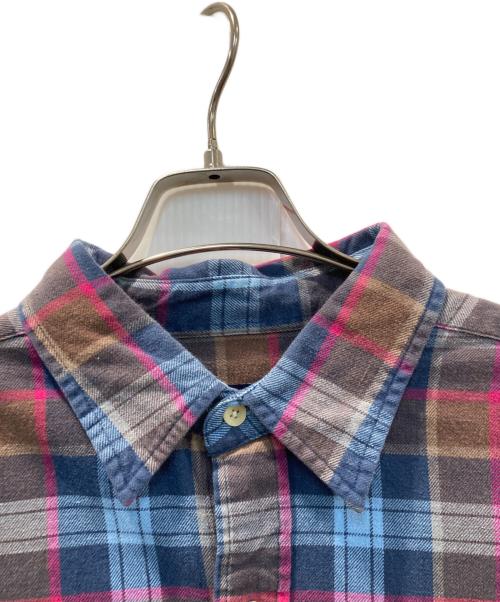 CHAPS（チャップス）CHAPS (チャップス) チェックシャツ ネイビー サイズ:XLの古着・服飾アイテム