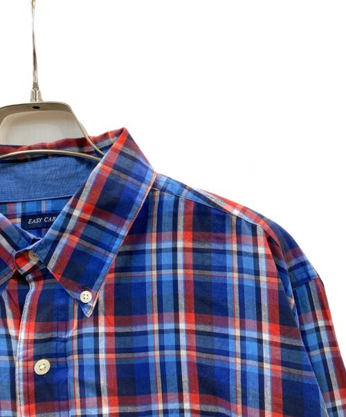 CHAPS（チャップス）CHAPS (チャップス) チェックシャツ ネイビー サイズ:Lの古着・服飾アイテム