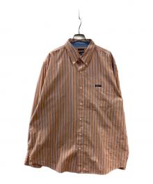 CHAPS（チャップス）の古着「ストライプシャツ」｜オレンジ