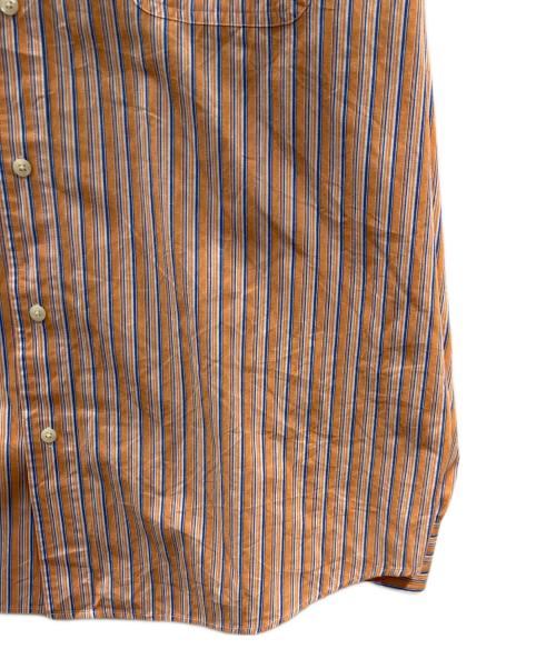 CHAPS（チャップス）CHAPS (チャップス) ストライプシャツ オレンジ サイズ:XXLの古着・服飾アイテム