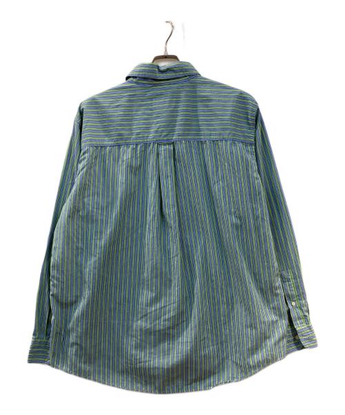CHAPS（チャップス）CHAPS (チャップス) ストライプシャツ グリーン サイズ:XLの古着・服飾アイテム