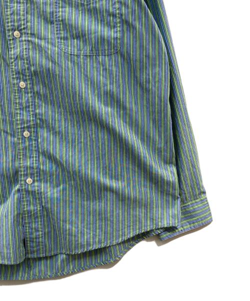 CHAPS（チャップス）CHAPS (チャップス) ストライプシャツ グリーン サイズ:XLの古着・服飾アイテム