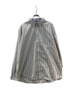 CHAPSチャップス）の古着「ストライプシャツ」｜ベージュ