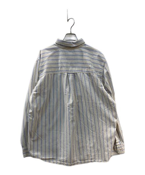 CHAPS（チャップス）CHAPS (チャップス) ストライプシャツ ベージュ サイズ:XLの古着・服飾アイテム