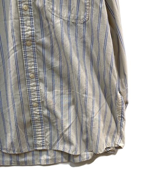 CHAPS（チャップス）CHAPS (チャップス) ストライプシャツ ベージュ サイズ:XLの古着・服飾アイテム