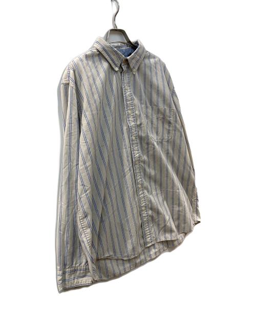 CHAPS（チャップス）CHAPS (チャップス) ストライプシャツ ベージュ サイズ:XLの古着・服飾アイテム