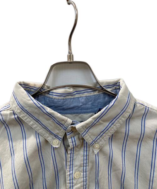 CHAPS（チャップス）CHAPS (チャップス) ストライプシャツ ベージュ サイズ:XLの古着・服飾アイテム